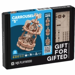 Carrousel Petit Modèle - Maquette 3D Mobile En Bois