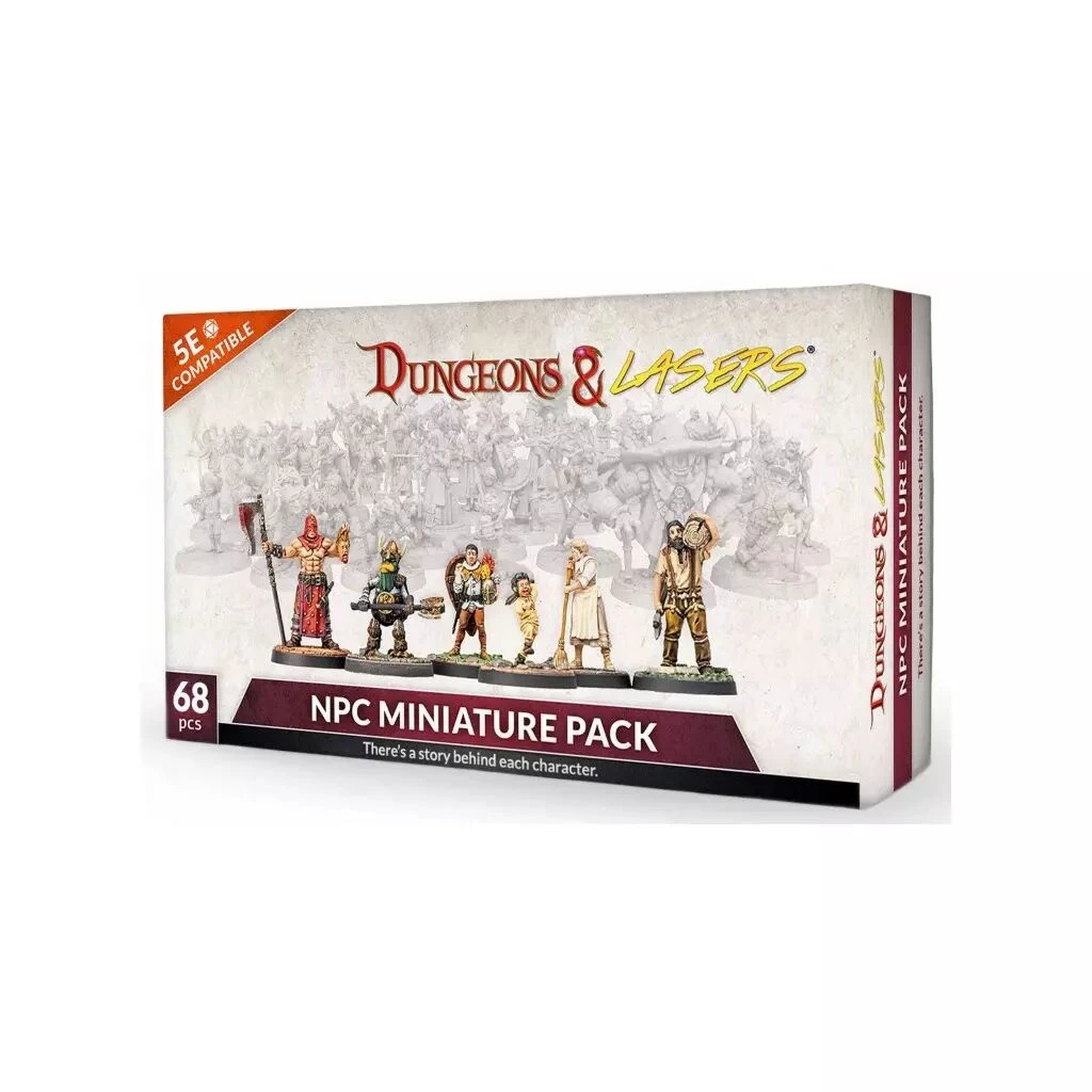 Dungeons & Lasers - Figurines - NPC Miniature Pack 1 Dungeons & Lasers - Figurines - NPC Miniature Pack