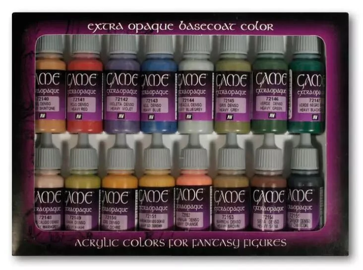 Vallejo Game Color-extra Opaque Colors 1 Vallejo Game Color-extra Opaque Colors