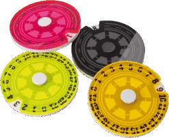 Gamegenic : Life Counters Set Of 4 Single Dials