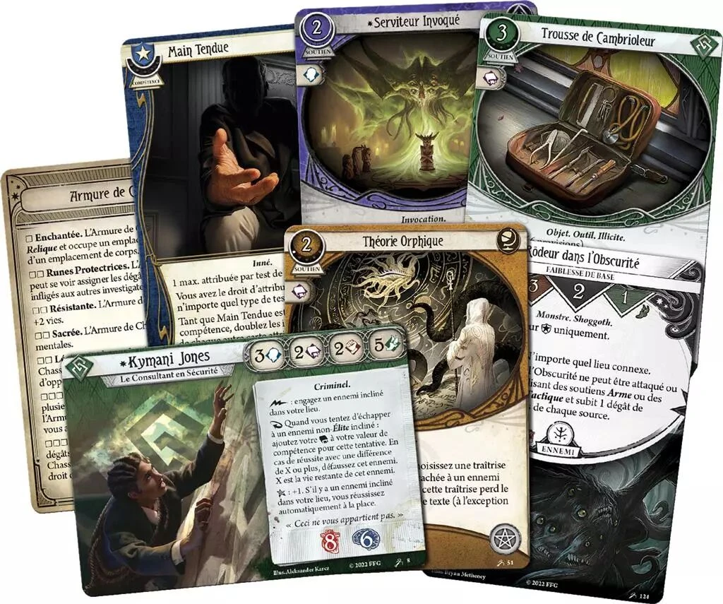 Horreur à Arkham : Les Clefs Ecarlates - Ext Investigateurs 2 Horreur à Arkham : Les Clefs Ecarlates - Ext Investigateurs – Image 2