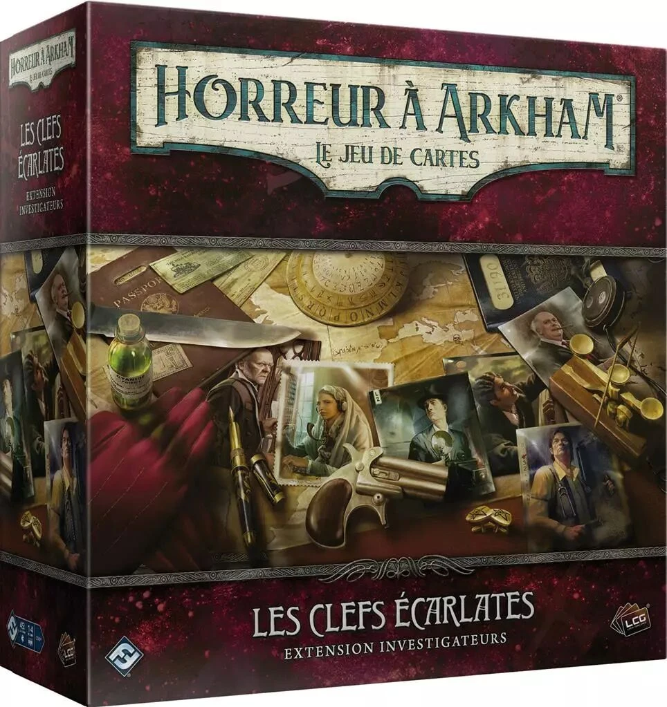 Horreur à Arkham : Les Clefs Ecarlates - Ext Investigateurs 1 Horreur à Arkham : Les Clefs Ecarlates - Ext Investigateurs