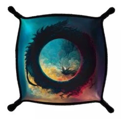 Piste De Dés - Dragon Volant - 21X21 Cm