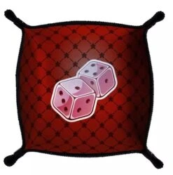 Piste De Dés - Roller Red - 21X21 Cm