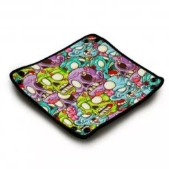 Piste De Dés - Zombie Head Pattern - 21X21 Cm