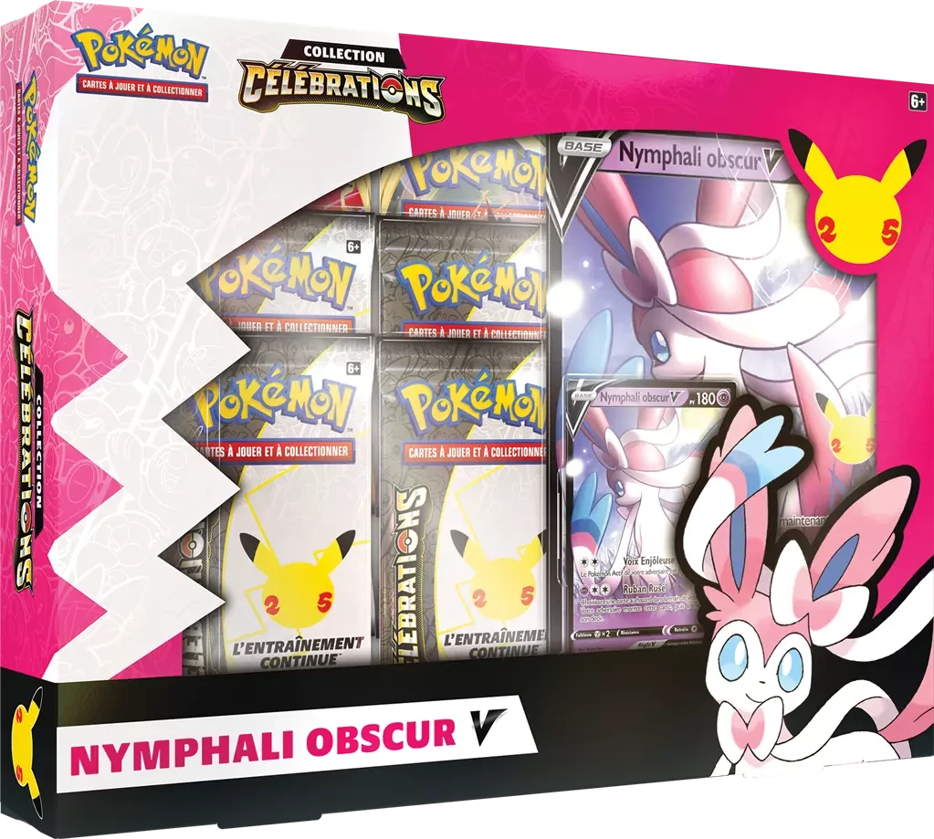 POKEMON Pokémon 25 Ans : Nymphali-V 1 POKEMON Pokémon 25 Ans : Nymphali-V