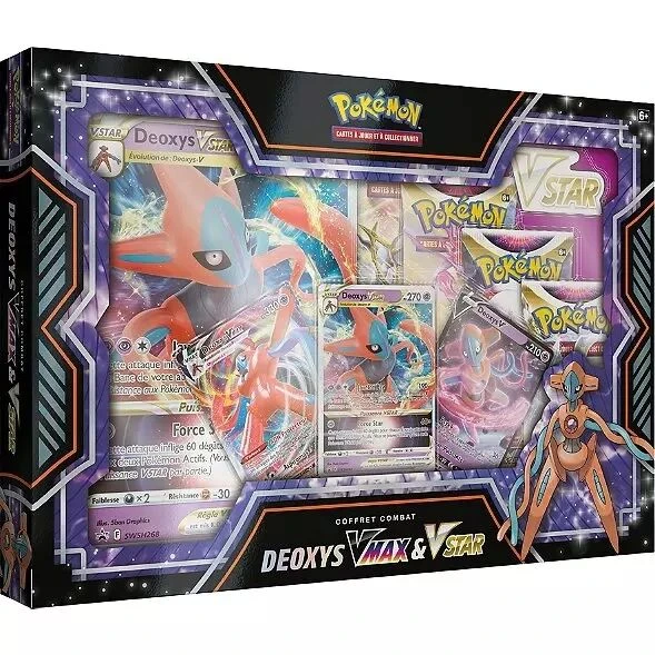 Pokemon : Coffret Combat - Deoxys-VMAX Et VSTAR/Zeraora-VMAX Et VSTAR 2 Pokemon : Coffret Combat - Deoxys-VMAX Et VSTAR/Zeraora-VMAX Et VSTAR – Image 2