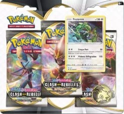 POKEMON Pokémon EB02 : Clash Des Rebelles - Pack 3 Boosters Rayquaza