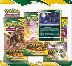 POKEMON Pokémon EB07 : Evolution Celeste - Pack 3 Boosters Noctali