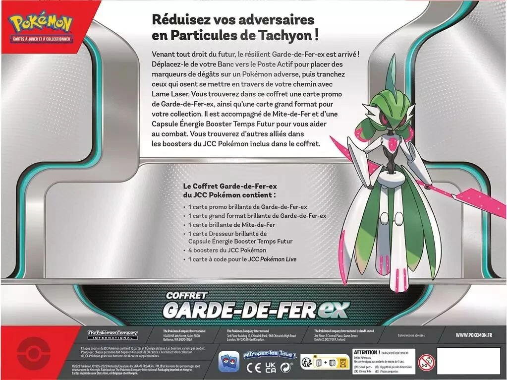 Pokemon - Écarlate Et Violet - Coffret 4 Boosters Rugit-Lune EX / Garde-de-Fer EX 2 Pokemon - Écarlate Et Violet - Coffret 4 Boosters Rugit-Lune EX / Garde-de-Fer EX – Image 2