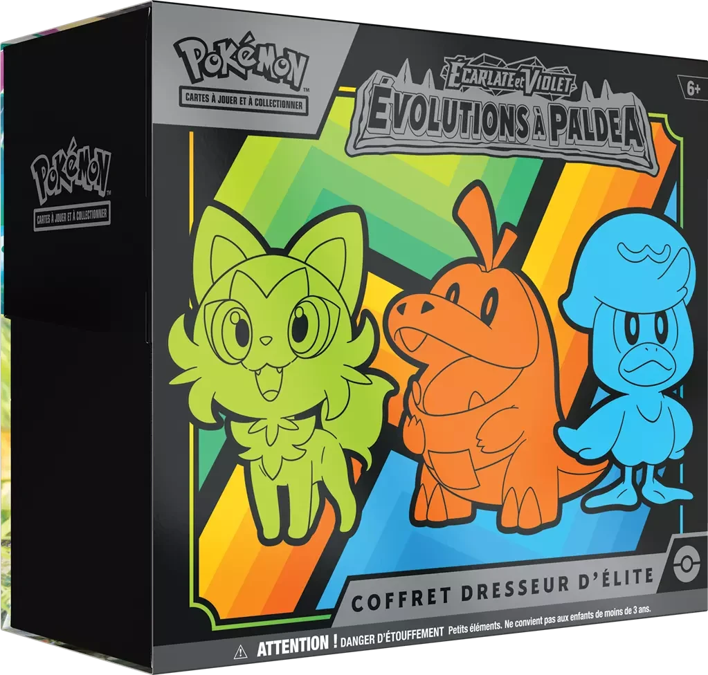 POKEMON Pokémon EV02 : Coffret Dresseur D'Élite Écarlate Et Violet Évolution à Paldéa 1 POKEMON Pokémon EV02 : Coffret Dresseur D'Élite Écarlate Et Violet Évolution à Paldéa