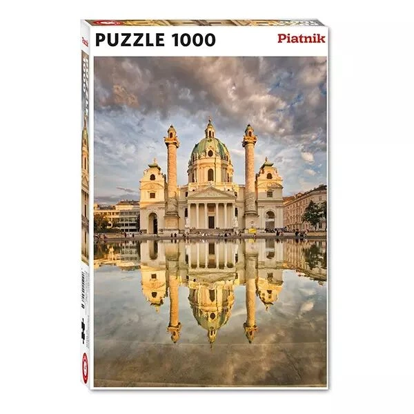 Piatnik Puzzle 1000 Pièces - Karlskirche Vienna 1 Piatnik Puzzle 1000 Pièces - Karlskirche Vienna
