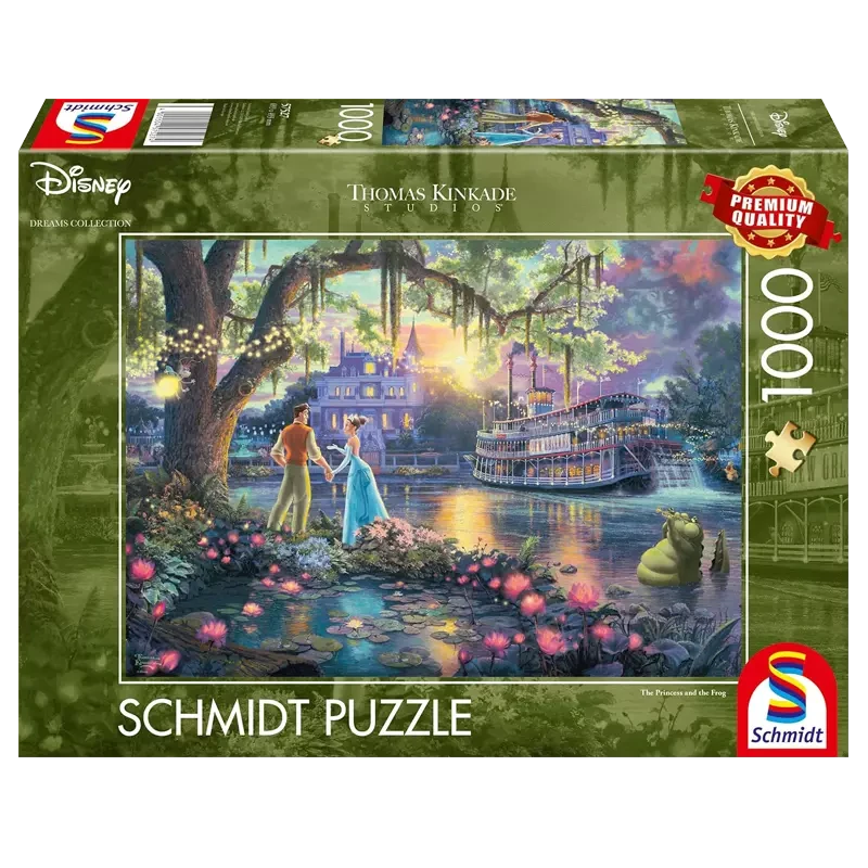 Puzzle Disney - Schmidt - Puzzle 1000 Pièces - La Princesse Et La Grenouille 1 Puzzle Disney - Schmidt - Puzzle 1000 Pièces - La Princesse Et La Grenouille