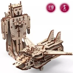 Robot-Avion Modèle 3D Mobile En Bois 11 Robot-Avion Modèle 3D Mobile En Bois -Jeux Carte Magasin robot avion modele 3d mobile en bois p image 30165 grande
