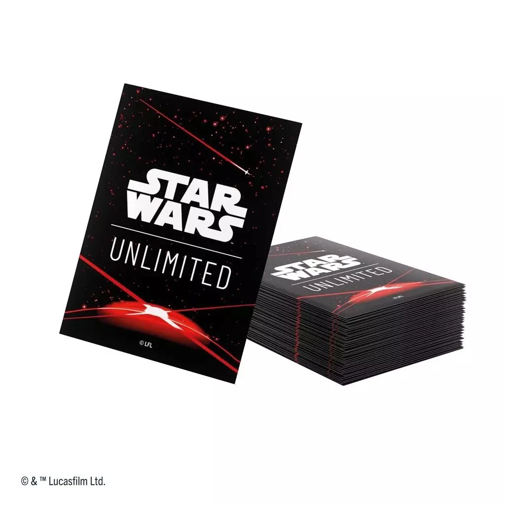 Gamegenic Stars Wars Unlimited - Art Sleeves - Space Red 1 Gamegenic Stars Wars Unlimited - Art Sleeves - Space Red