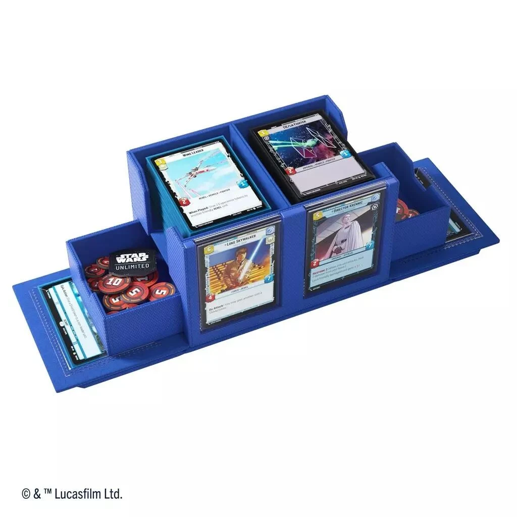 Gamegenic Stars Wars Unlimited - Double Deck Pod - Blue 2 Gamegenic Stars Wars Unlimited - Double Deck Pod - Blue – Image 2