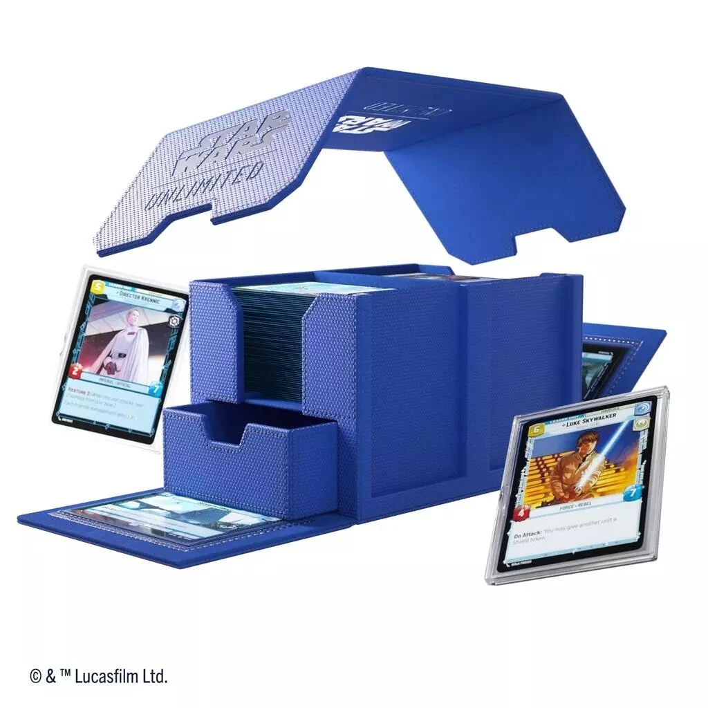 Gamegenic Stars Wars Unlimited - Double Deck Pod - Blue 4 Gamegenic Stars Wars Unlimited - Double Deck Pod - Blue – Image 4