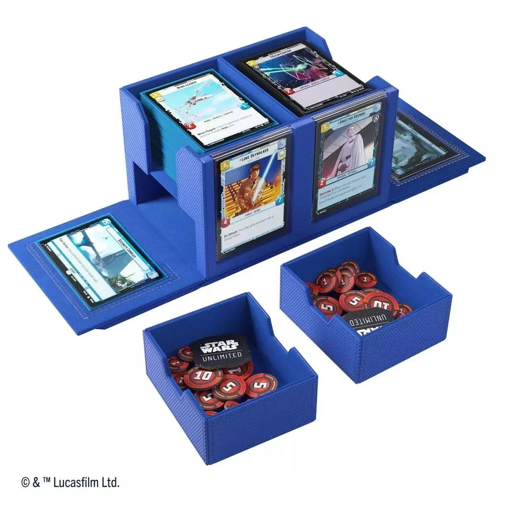 Gamegenic Stars Wars Unlimited - Double Deck Pod - Blue 5 Gamegenic Stars Wars Unlimited - Double Deck Pod - Blue – Image 5