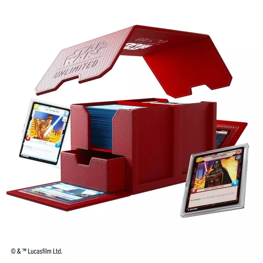 Gamegenic Stars Wars Unlimited - Double Deck Pod - Red 4 Gamegenic Stars Wars Unlimited - Double Deck Pod - Red – Image 4