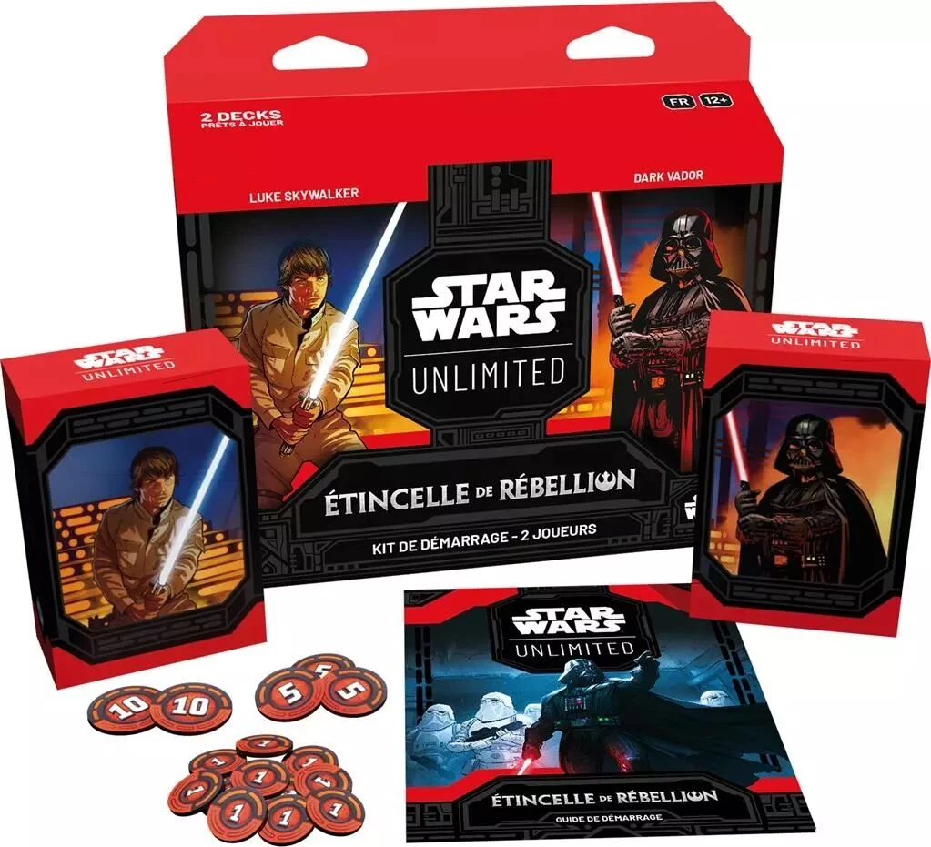 Stars Wars Unlimited - Etincelle De Rébellion - Kit Démarrage 2 Joueurs 2 Stars Wars Unlimited - Etincelle De Rébellion - Kit Démarrage 2 Joueurs – Image 2