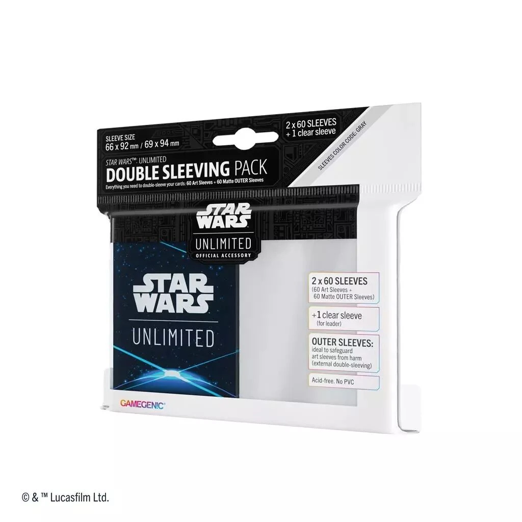 Gamegenic Stars Wars Unlimited - Sleeves Double Pack - Space Blue 1 Gamegenic Stars Wars Unlimited - Sleeves Double Pack - Space Blue