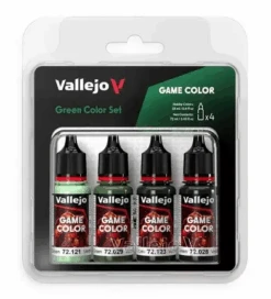 Vallejo Game Color Set 72384 Green Color Set (4x18ml)