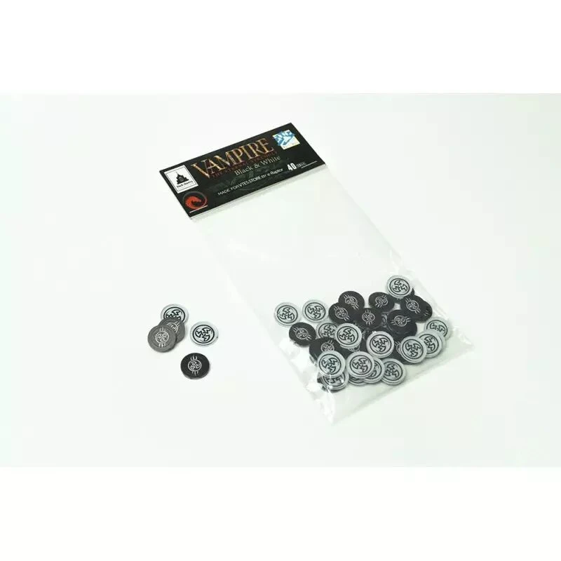 Vampire: The Eternal Struggle - Counters - Black And White 1 Vampire: The Eternal Struggle - Counters - Black And White